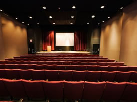 business conference room projection screen install